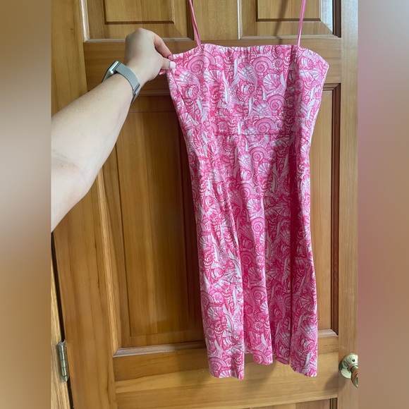 Vineyard Vines Shells Allover Print Strapless Dress - Picture 3 of 7